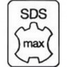 Burin bêche SDS-max, Larg. : 115 mm, Long. 350 mm