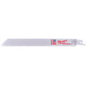 Lame de scie sabre 200x3.2/2.1mm Milwaukee VE à 5 Unité General Purpose. flexibel
