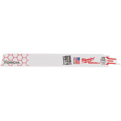 Lame de scie sabre THE TORCH 300x2.5mm Milwaukee VE à 5 Unité pour Métal
