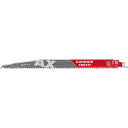 Lame de scie sabre THE AX 300x5mm Milwaukee VE à 1 Unité Demontage. Pointe HM