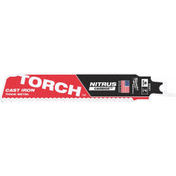 Lame de scie sabre. TORCH NITRUS150x7mm Milwaukee VE à 1 Unité pour Métal. Pointe HM