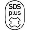 Burin SDS-plus avec douille de fixation SDS-plus, Modèle : Pointe, Larg. : - mm, Long. 250 mm
