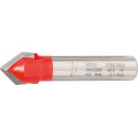 Fraise à rainurer en V HM 90 G Ø12,7x10,0x44,5 mm Bosch