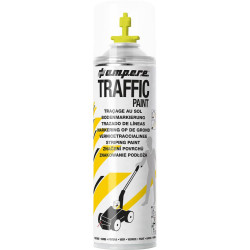 Aérosol de marquage au sol Traffic Paint 500ml Jaune (Par 12)