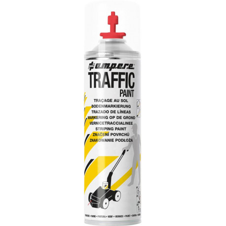 Aérosol de marquage au sol Traffic 500ml rouge (Par 12)