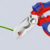Ciseaux d'électricien 160mm coudés KNIPEX