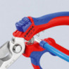 Ciseaux d'électricien 160mm coudés KNIPEX