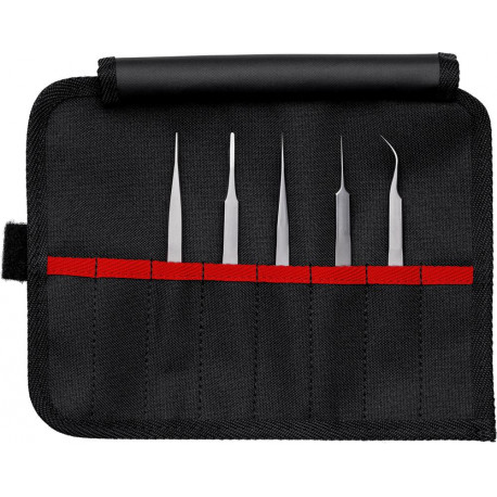 Pincettes de précision set 5 pièces. 92 00 02 KNIPEX