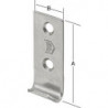Fermoir 44x18mm droit. Inox V2A (Par 100)