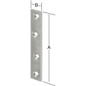 Plaque de connexion 40X15 galv.