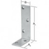Equerre fort 200X100X40 galv