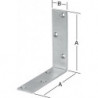 Equerre 100X40mm galvanisé.