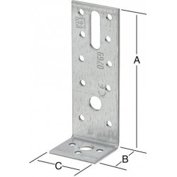 Equerre 90x35x40mm galvanisé.. m. CE