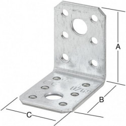 Equerre 50X50X35 galvanisé.. CE (Par 10)