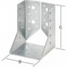 Sabot de poutre. Int 100X140 galvanisé.. CE