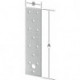 Plaques perforées 60X200mm galvanisé.. CE