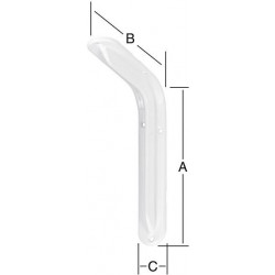 Equerres 120X83 blanc (Par 6)