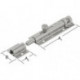 Boulon de serrure de porte 130x40mm.Inox V2A