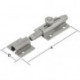 Verrou.36X80mm en acier inoxydable