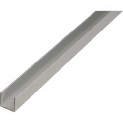 Profils en U. Aluminium 20x10x2.0x1000mm