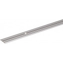profil de transition aluminium - couleur argent 900MM avec 2 rainures