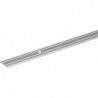 profil de transition aluminium - couleur argent 900MM avec 2 rainures