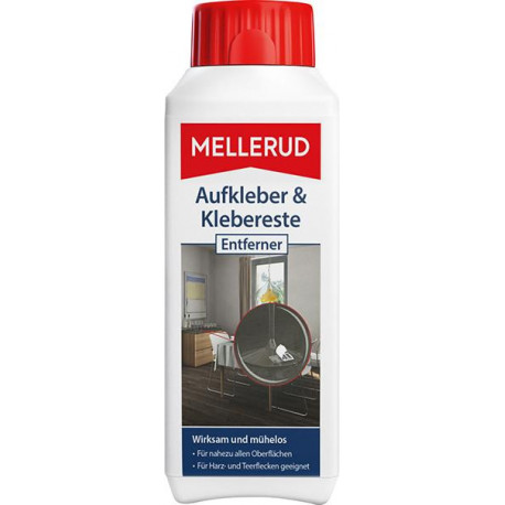 Dissolvant de résidus d'autocollants et d'adhésifs 0,25 L MELLERUD