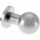 Bouton sur rosace. 1052/5020.couleur argent