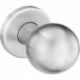 Bouton sur rosace. 1052/5010.couleur argent