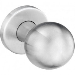 Bouton sur rosace. 1052/5010.couleur argent