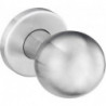 Bouton sur rosace. 1052/5010.couleur argent
