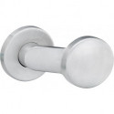 Bouton sur rosace. 1052/1620.couleur argent