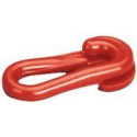 Maillon plastique rouge 6.0mm (Par 30)
