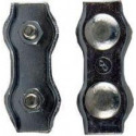 Collier de serrage duplex, acier, électrozingué 5.0mmx50 M5 (Par 50)