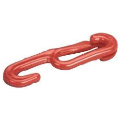 Crochet en plastique rouge 6.0mm (Par 10)