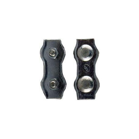 Collier de serrage duplex, acier, électrozingué 3.0mmx35 M4 (Par 50)