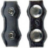 Collier de serrage duplex, acier, électrozingué 3.0mmx35 M4 (Par 50)