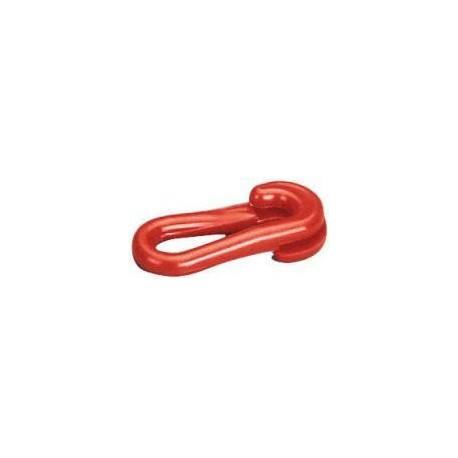 Maillon plastique rouge 8.0mm (Par 10)