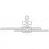Cosses simplex galvanisées 2.0mmx15 M4 (Par 100)