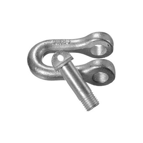 Manille, similaire à DIN 82101, forme A, galvanisée Gr. 1 HP (Par 50)
