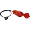 Adaptateur de courant triphasé 16 A CEE-Schuko Benning