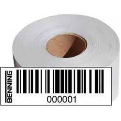 Étiquettes à code-barres Nr. 1-1000 Benning