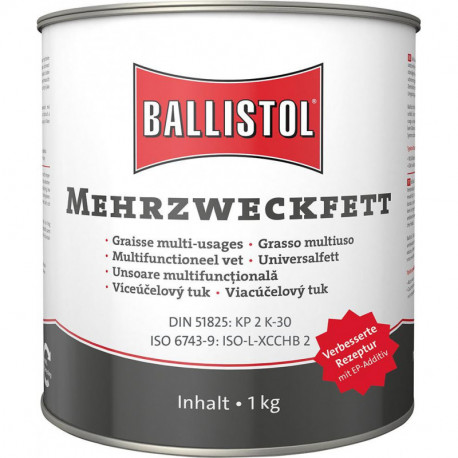 Seau à graisse polyvalent 1 KG DE/FR/IT/NL/CS/SE/SK/RO