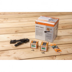 Set clips HECO 50 pièces 150 pièces 4.0x25.100 pièces 4.0x30