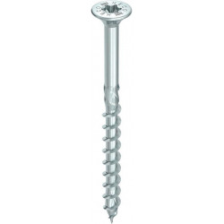 Vis HECO-TOPIX-plus SeKo TD 6.0 x 100 TG fraisée TD Galvanisé bleu T25 (Par 100)