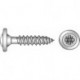 Vis panneau arrière 3x20 Z1 bleu galvanisé (Par 1000)