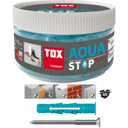 Cheville TOX Aqua Stop Pro 8/50 + vis en boîte ronde á20