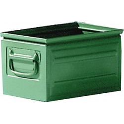 Boîte de transport gerbable acier taille 4 vert L140xP200x130 mm