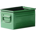 Boîte de transport gerbable acier taille B vert L200xP350x200 mm