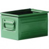 Boîte de transport gerbable acier taille B vert L200xP350x200 mm